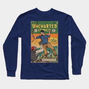 Uncharted comics fan art Long Sleeve T-Shirt